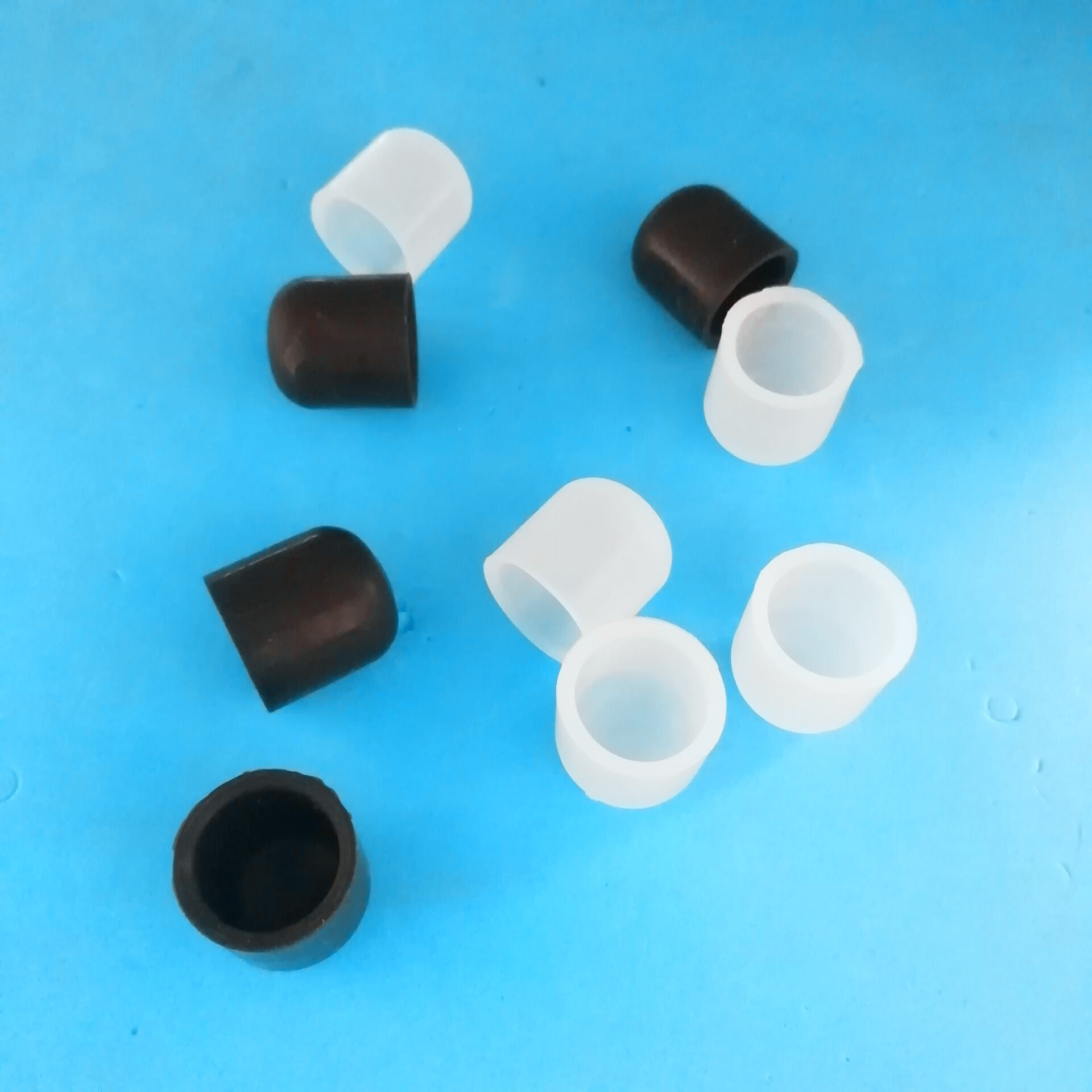 【现货】黑色环保耐高温胶套硅胶 6mm管径用半透明硅胶套硅胶帽