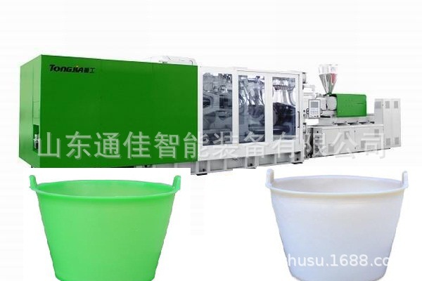 通佳建筑灰盆灰桶生产设备注塑机报价