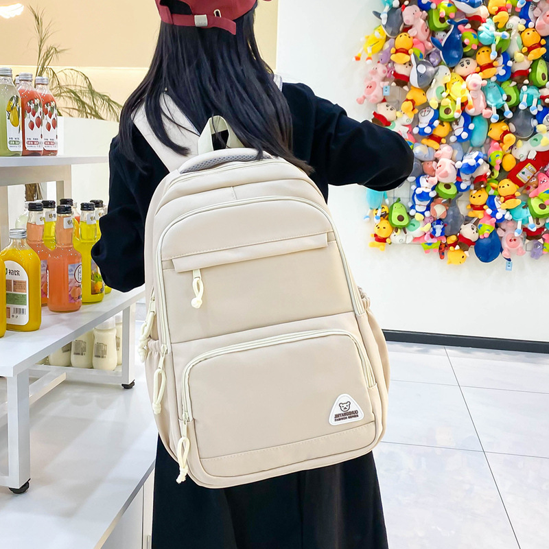 2023 Autumn and Winter New Casual Backpack Korean Style Versatile College Students Bag Fashion Trend High School Student Backpack