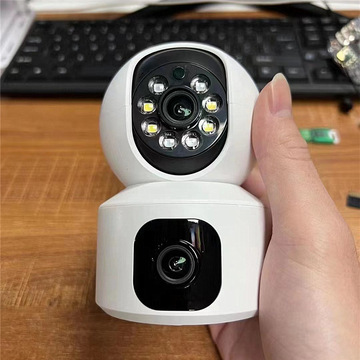 v380pro监控wifi双镜头双画面监控4g摄像头语音对讲高清全彩夜视