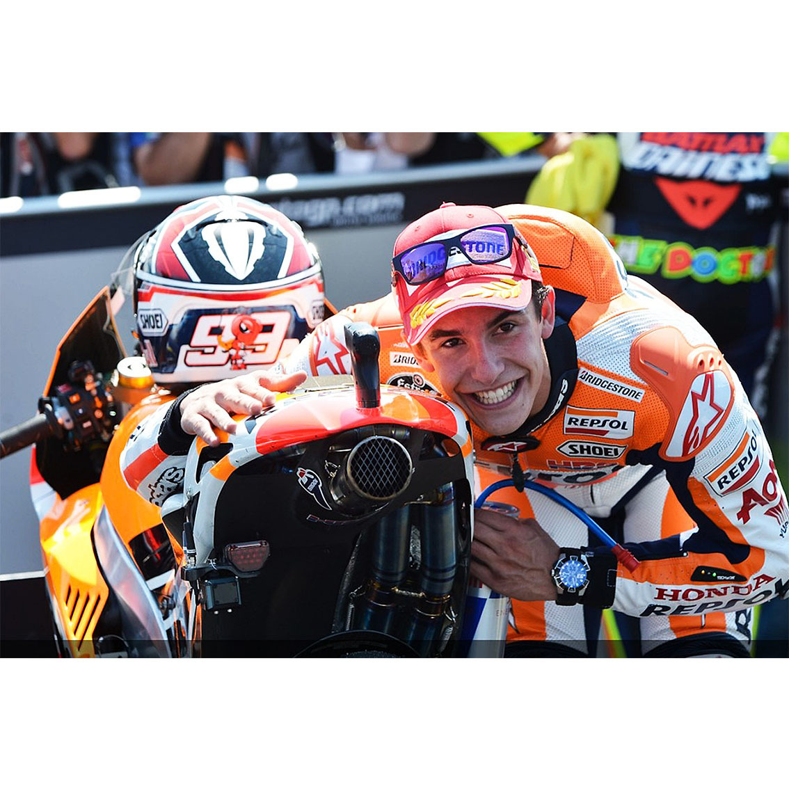 93号马奎斯海报a星骑行机车罗西哈雷宿舍贴画越野重机车房间壁纸