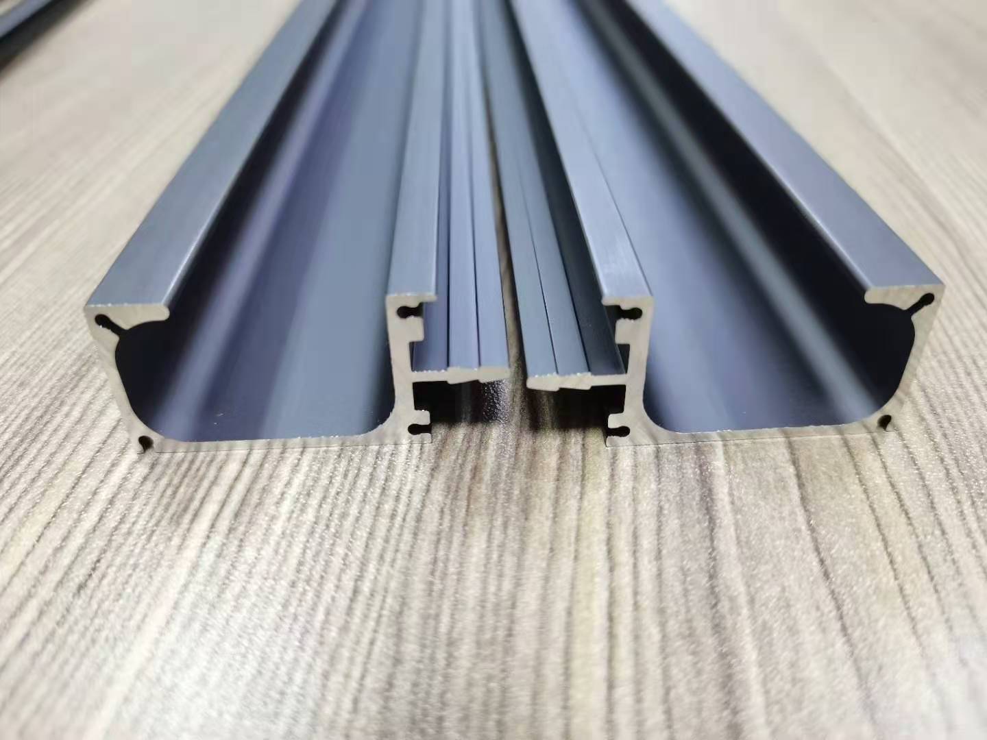 g型拉手 18板厨柜带堵头弧形暗拉手把手 衣柜门板用隐形封边拉手