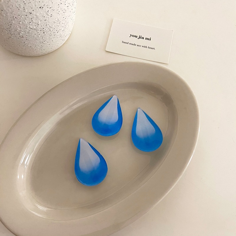 无语滴汗发夹流汗黄豆emoji侧边夹子头饰水滴发卡刘海夹边夹发饰