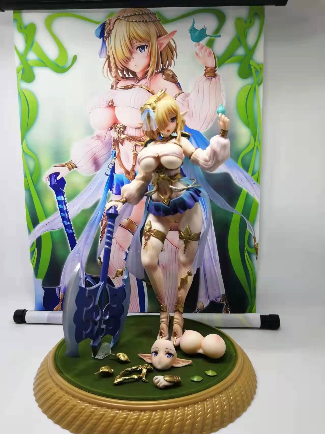 美少女 精灵村少女 第五村人 库库露 绅士版 特质 模型 盒装手办