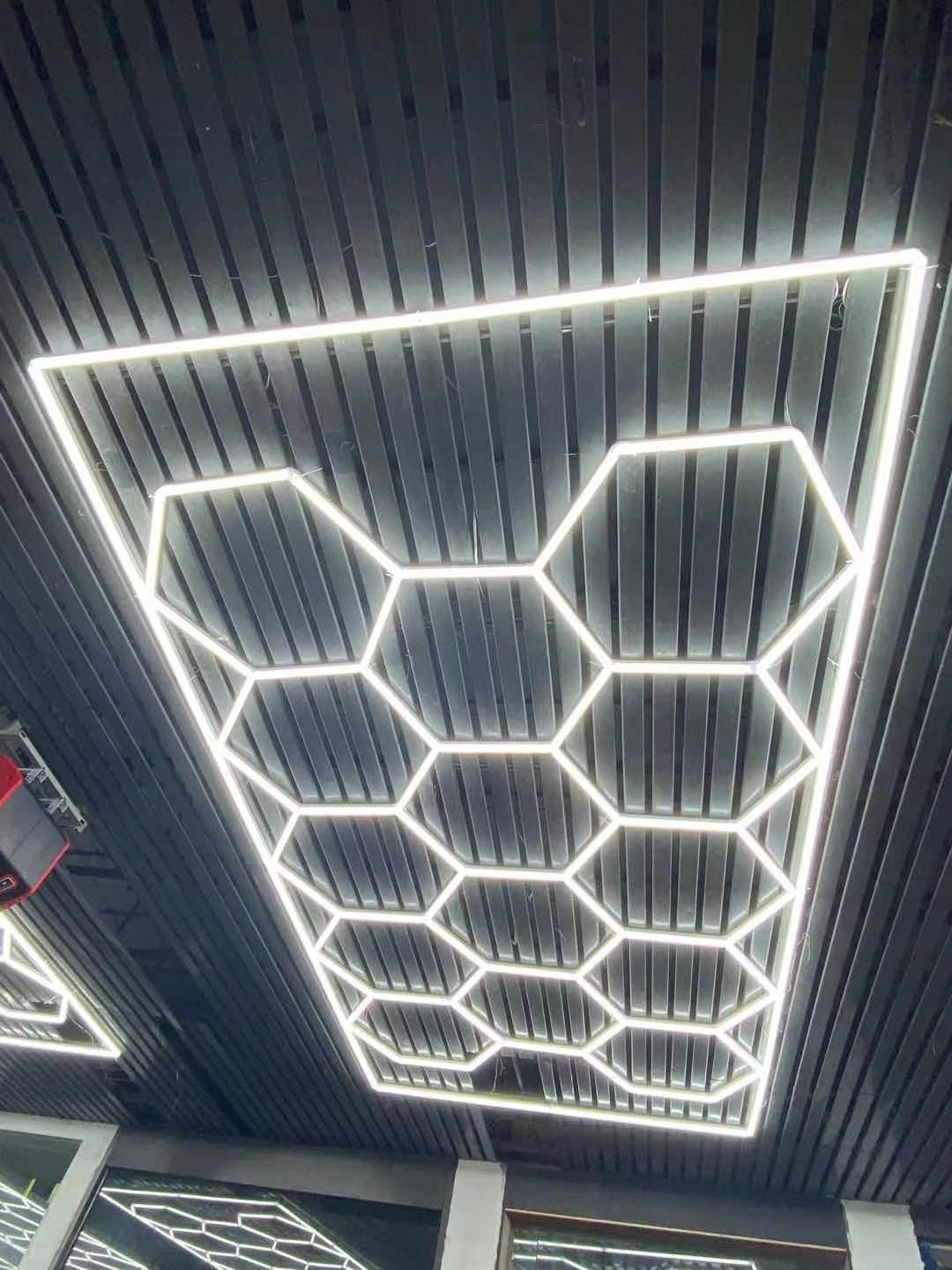 led蜂窝灯 汽车美容装饰灯 工位灯 led发光灯源 组合灯光 蜂窝状