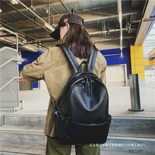 15寸韩版大容量软皮双肩电脑包少女初高中学生书包大学生旅行背包