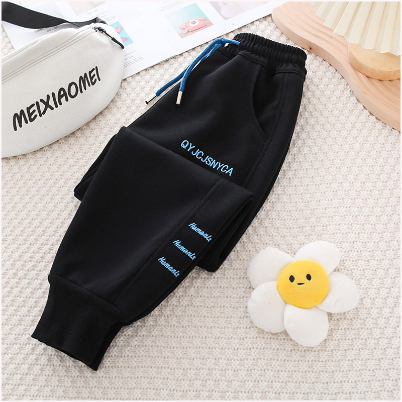 Children's Clothing Spring Girls' Pants 2023 New Medium and Large Children's Sweatpants Children's Sport Pants Spring and Autumn Student Trousers Wholesale