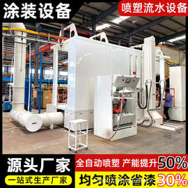 全自动喷粉喷涂流水线静电涂装设备工业高温固化喷塑设备厂家