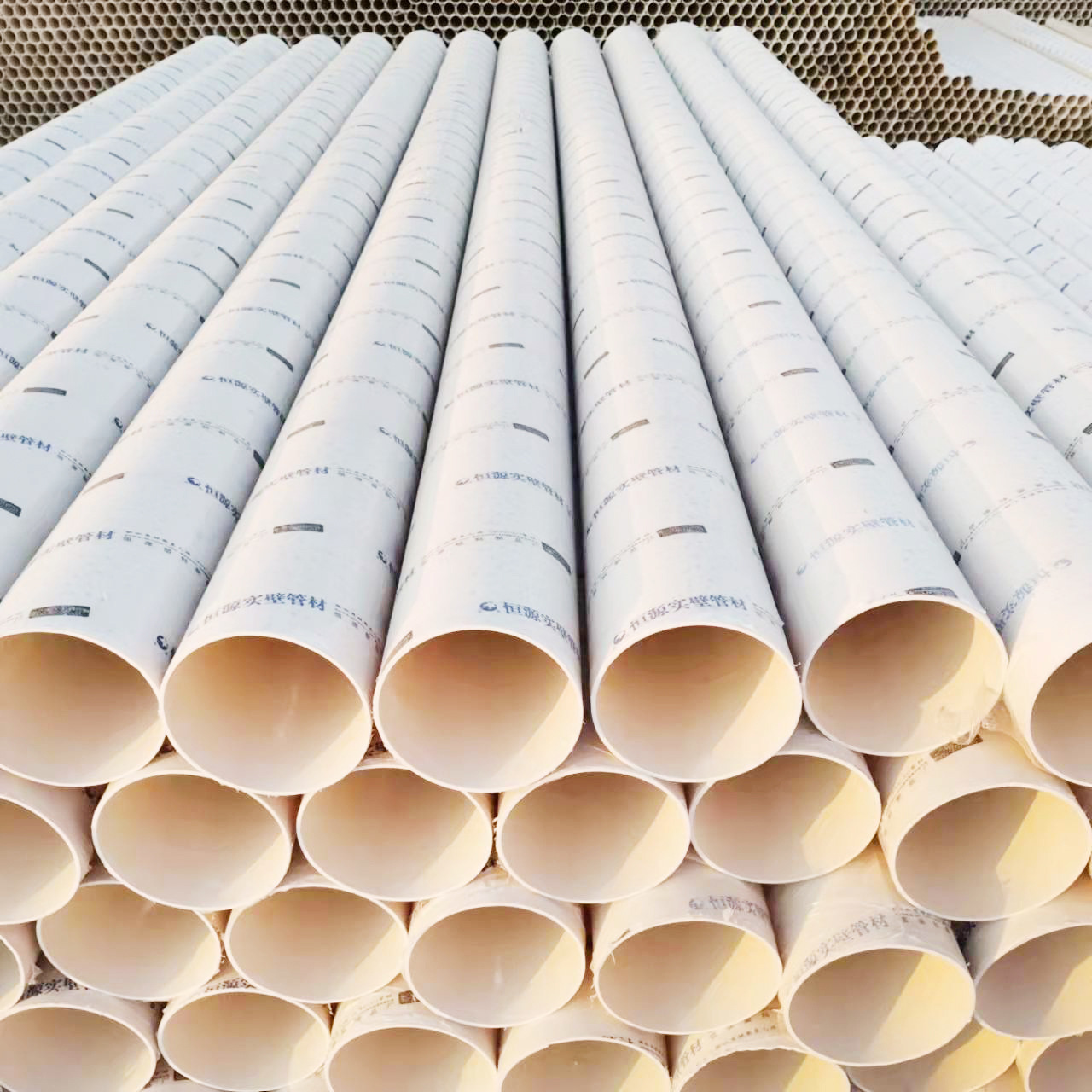 pvc排水管大口径下水管市政民用管雨水排污加厚塑料管鱼缸排水管