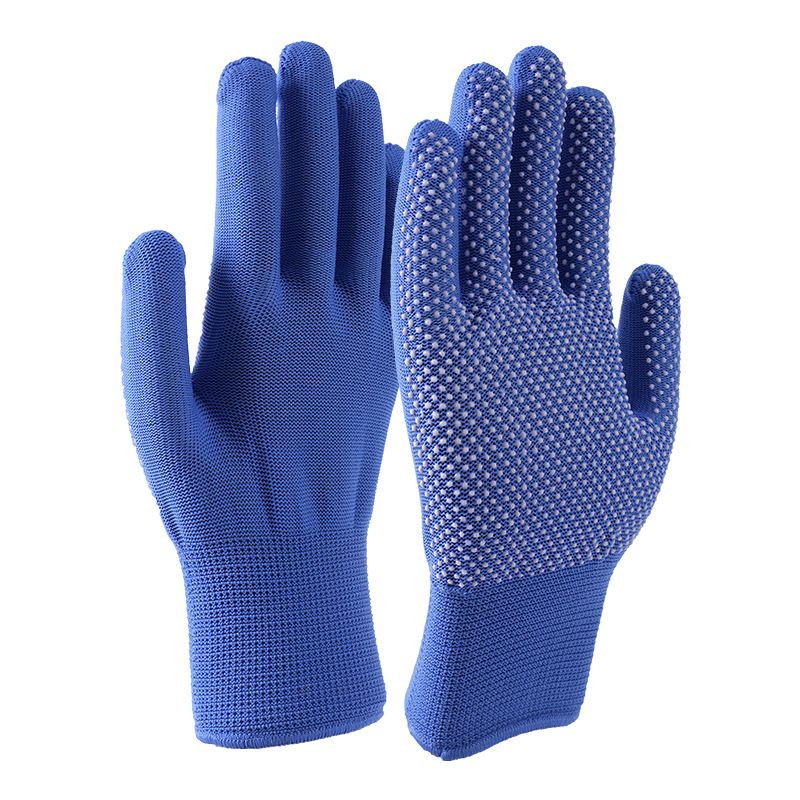 Labor Protection Gloves Nylon Non-Slip Gloves 13-Pin Thin Nylon Driver Driving Gardening Men and Women Dispensing Point