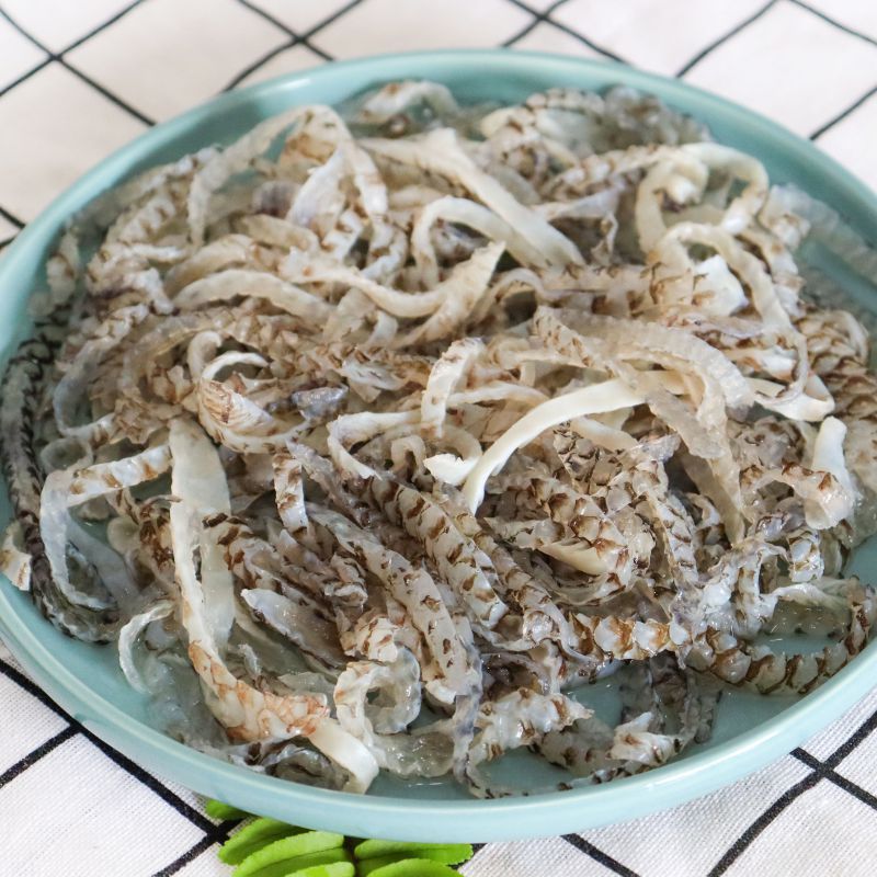 江帆粤式鱼皮冷冻原味鱼皮230g酒店开袋即食下酒凉拌菜麻辣商用