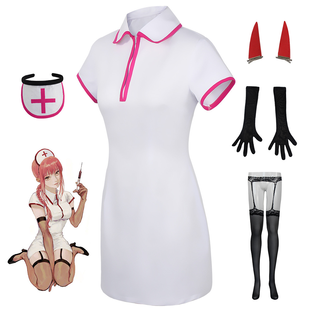 电锯人cos服玛奇玛帕瓦护士服全套制服动漫女装角色扮演cosplay服