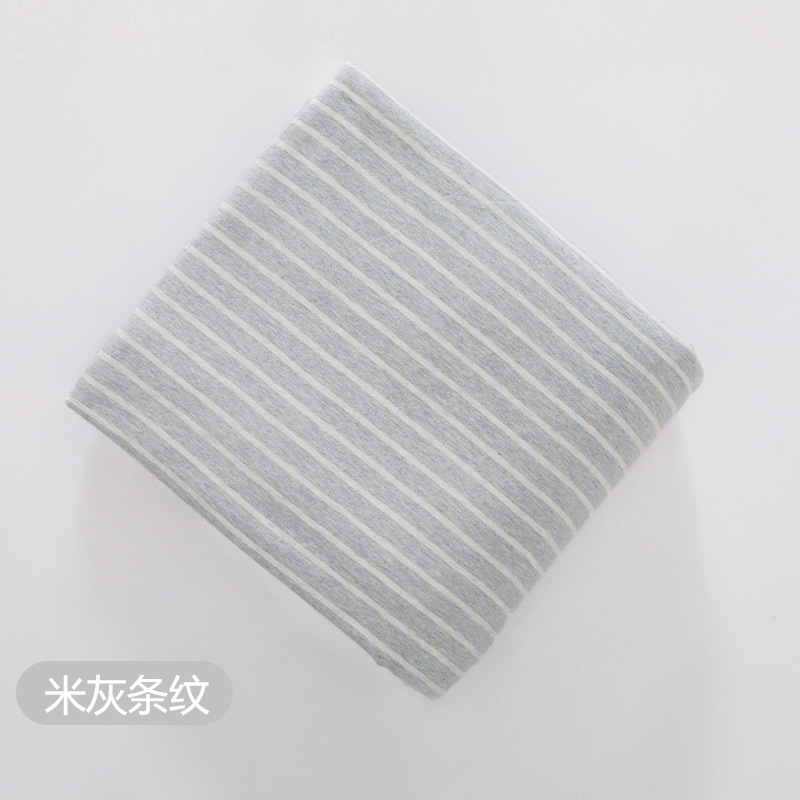 Japanese Style 100% Cotton Quit Cover Four-Piece Knitted Cotton Tianzhu Cotton