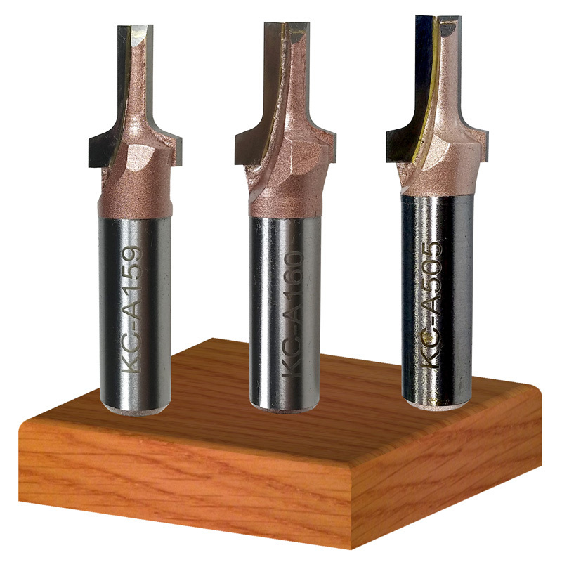 5成交0件直刀 1801铣刀 木工刀具开料开槽1/4柄修边机雕刻机电木铣1/2