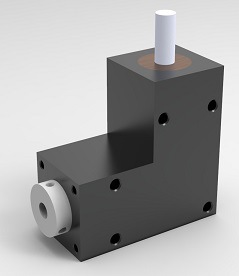 zk-l 中空轴输入伞齿轮微型90度直角小体积l型转向器齿轮箱-阿里巴巴