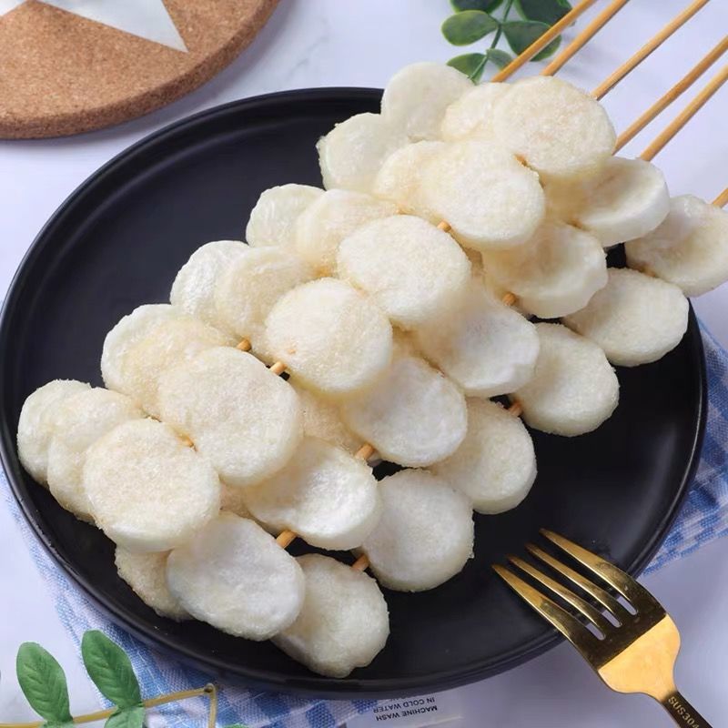 网红脆皮年糕排油炸煎炒烤韩式黄金脆皮年糕片年糕串米糕商用批发