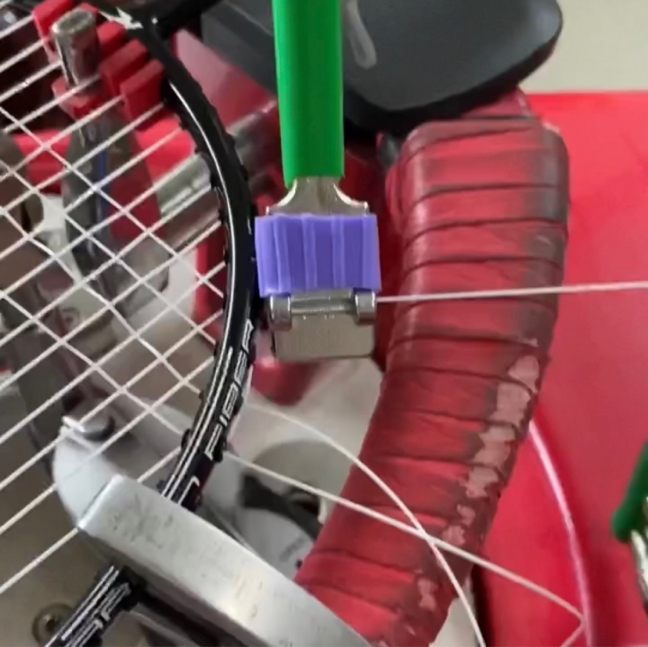 羽拳羽毛球网球拍拉线机穿线机起始夹钳阻线钳