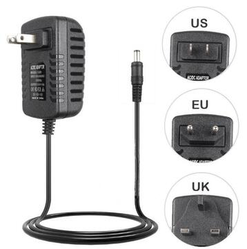 滑板车平衡车充电器适配器power core e90 12v 1a ac dc adapter