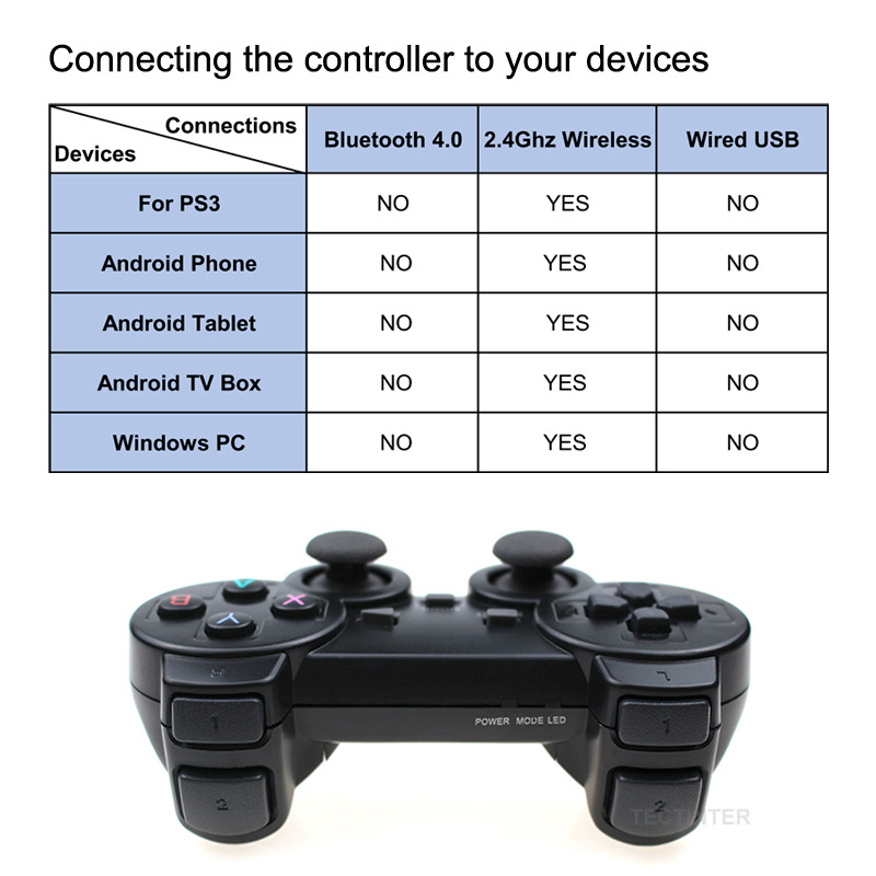 厂家直销ps3游戏手柄ps3蓝牙无线手柄ps3普通按键游戏手柄ps3手柄