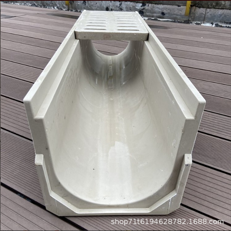 大量批发u200工业排水沟u型槽 塑料材质 配有转角