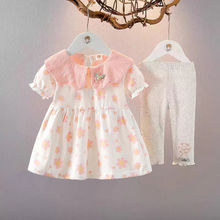 女童夏装套装新款婴儿童装洋气女宝宝夏天衣服公主裙子两件套