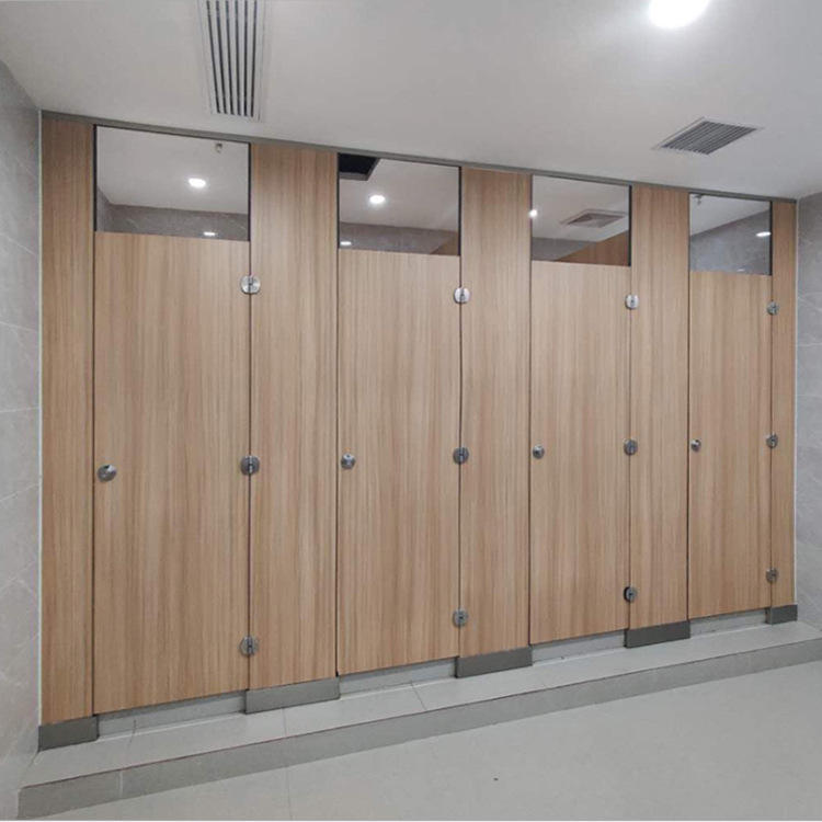 公共卫生间隔断板 学校洗手间厕所隔断 公厕隔断门 防潮颗粒厕所