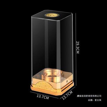 加厚亚克力酒盒带底座透明塑料白酒盒高档酒盒包装可礼品跨境专供