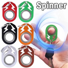 二代指尖陀螺keychains spinner fidget解压防焦虑闪电旋转钥匙扣