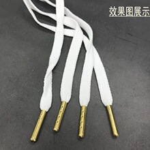 鞋带封头器DIY子弹金属铁头鞋带头金银枪青铜渐变色尾夹衣帽绳跨