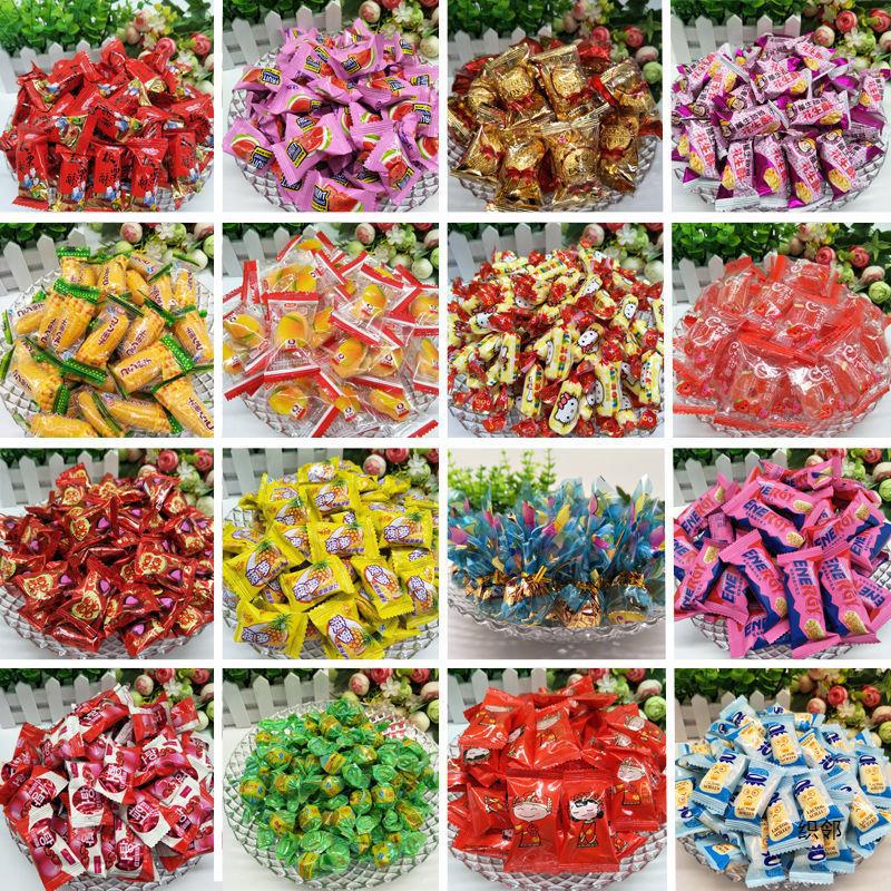 年货什锦糖果混装多口味5斤斤软糖硬糖酥糖奶糖结婚喜糖批发厂