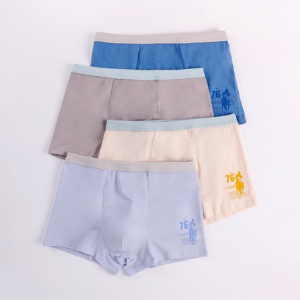 厂家批发青少年四角内裤精梳棉发育期男孩高中生初中生平角裤裤头