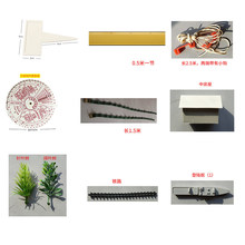 沙盘标签堆制器材高地标牌高程标签杆沙盘地标名称牌模拟沙盘配件