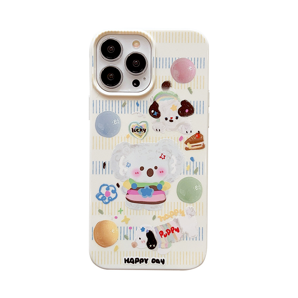 Candy Animal Party for Iphone14promax Phone Case 12 Apple 11 Super Cute Cartoon 13 Silicone 14