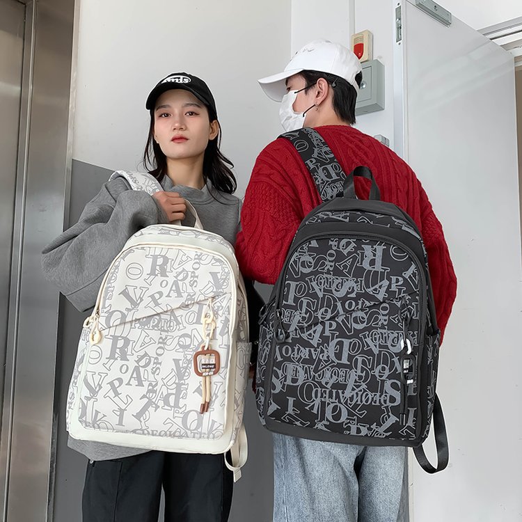 Japanese Ins Large Capacity Niche Casual Durable Versatile Graffiti Early High School and College Student Backpack