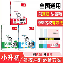 24新 一本 名校冲刺必备方案小升初语数英总复习考点基础知识集锦