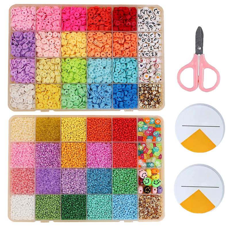 Beaded Beads DIY Material Package Accessories Beads Scattered Beads DIY Ornament Beads Bracelet Seed Bead Accessories Ornament Accessories Full Set