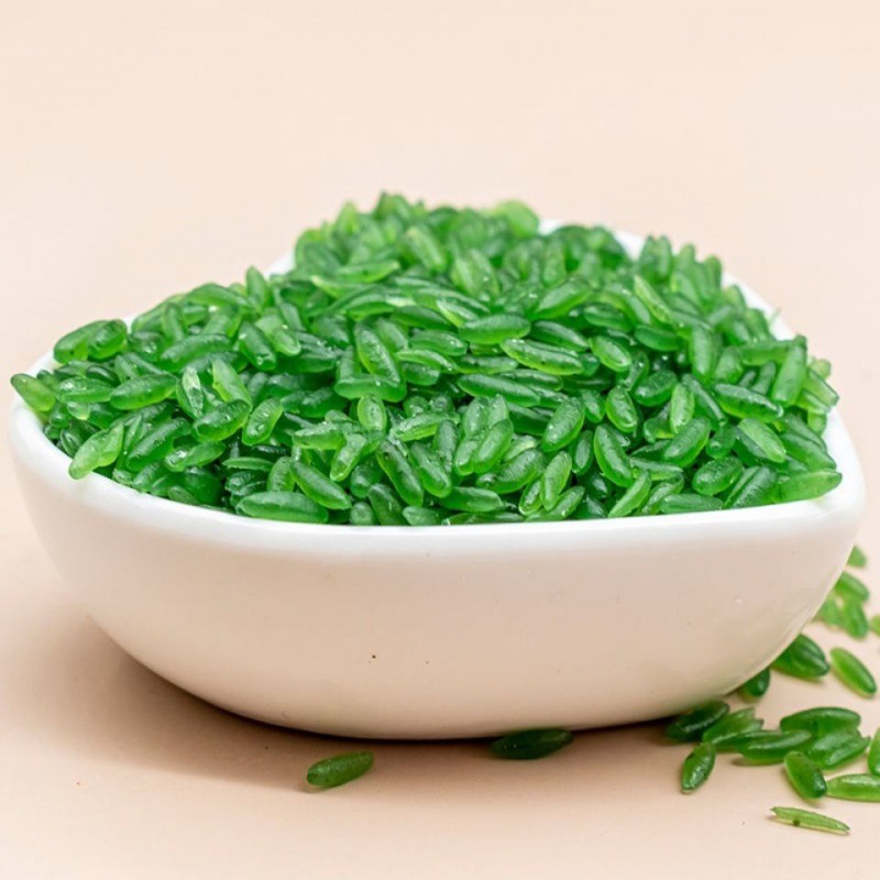 竹香米绿竹米绿色大米长粒香米宝宝粥米彩色大米粗粮杂粮