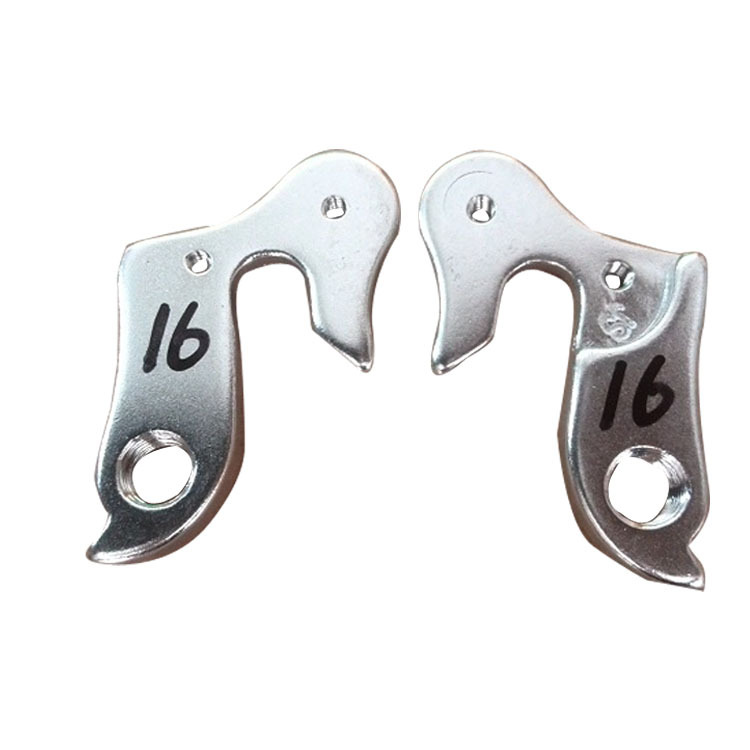 自行车尾钩吊耳山地车尾勾后拨勾后勾车架勾吊钩 16号尾钩 配螺丝