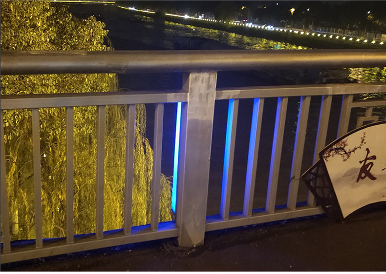 品种齐全山东绿洲灯光护栏不锈钢灯光护栏直发