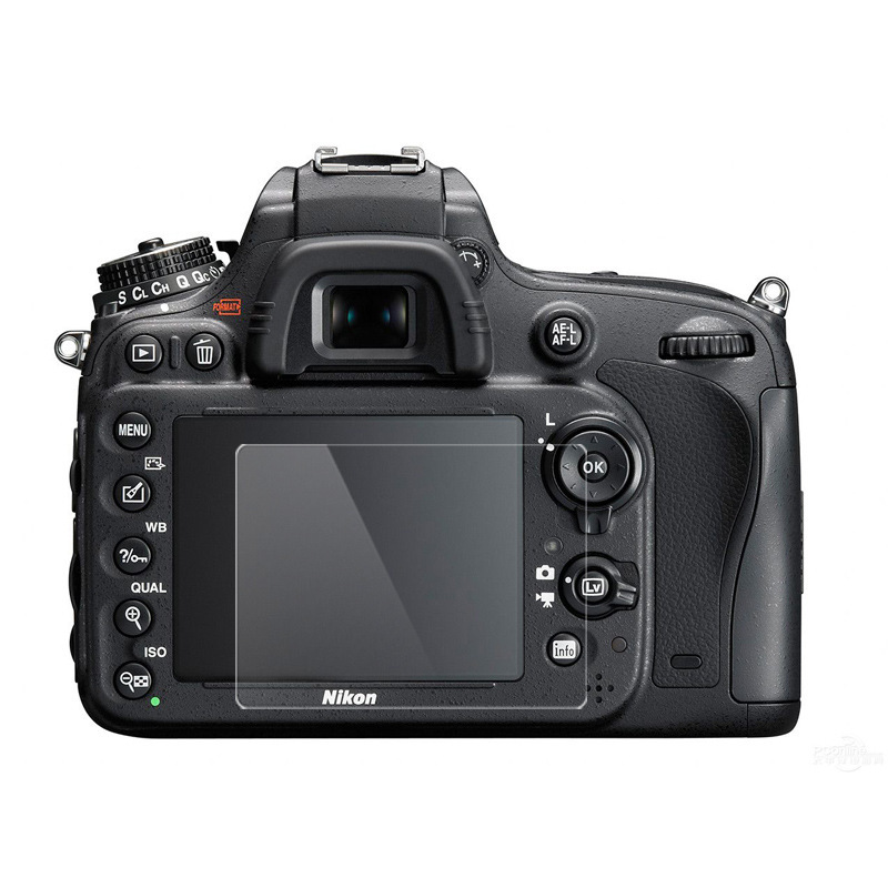 漫步驴适用于尼康d7100 d7200送肩屏单反相机钢化膜0.