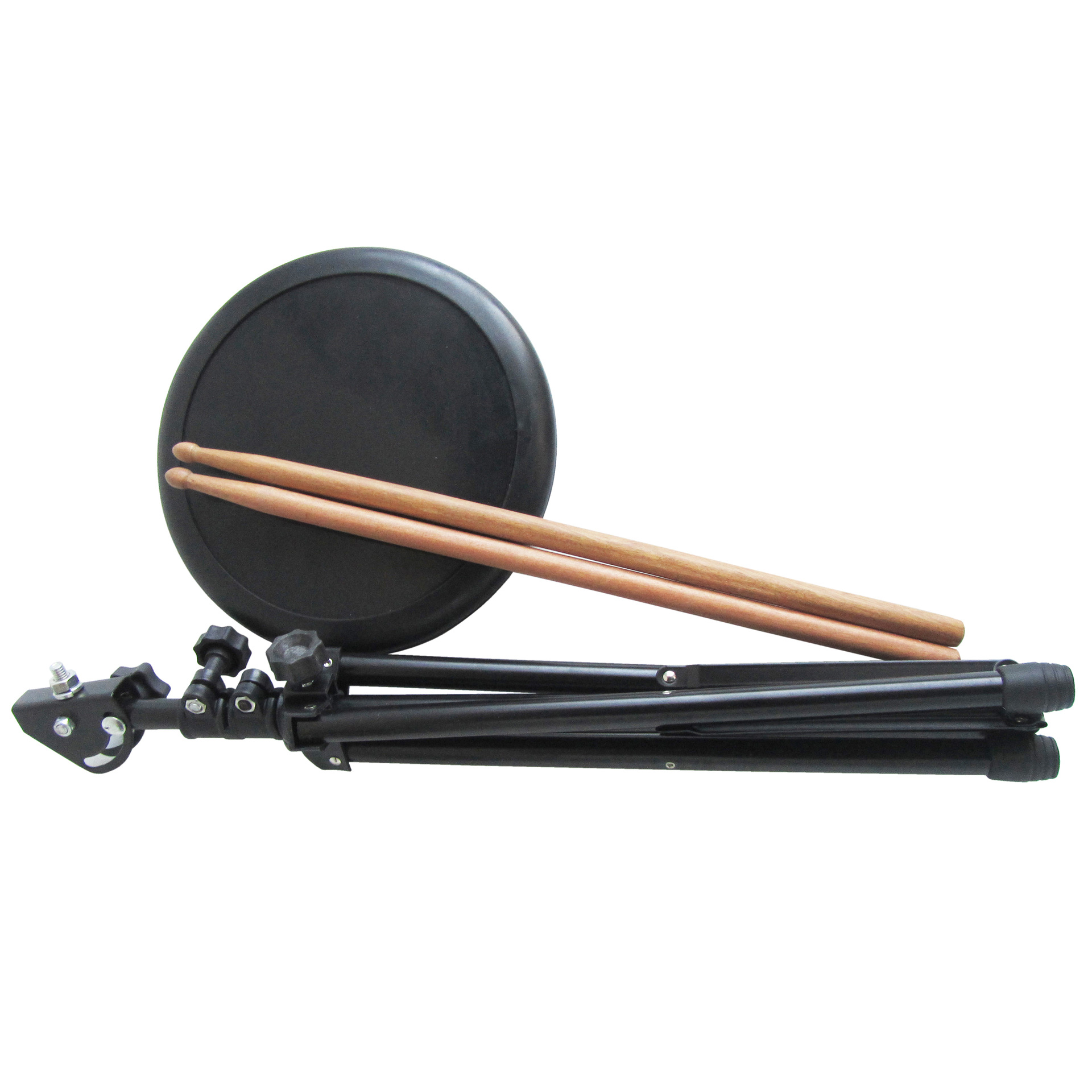 8寸硅胶哑鼓带架子带包哑鼓垫 套装8英寸 练习鼓静音鼓哑鼓送鼓棒