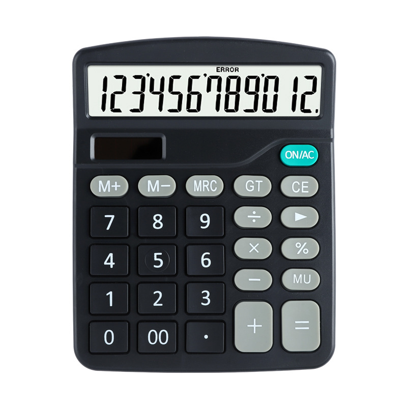 837 Calculator 12-Bit Solar Dual Power Student Color Calculator Office Purchase Wholesale Computer