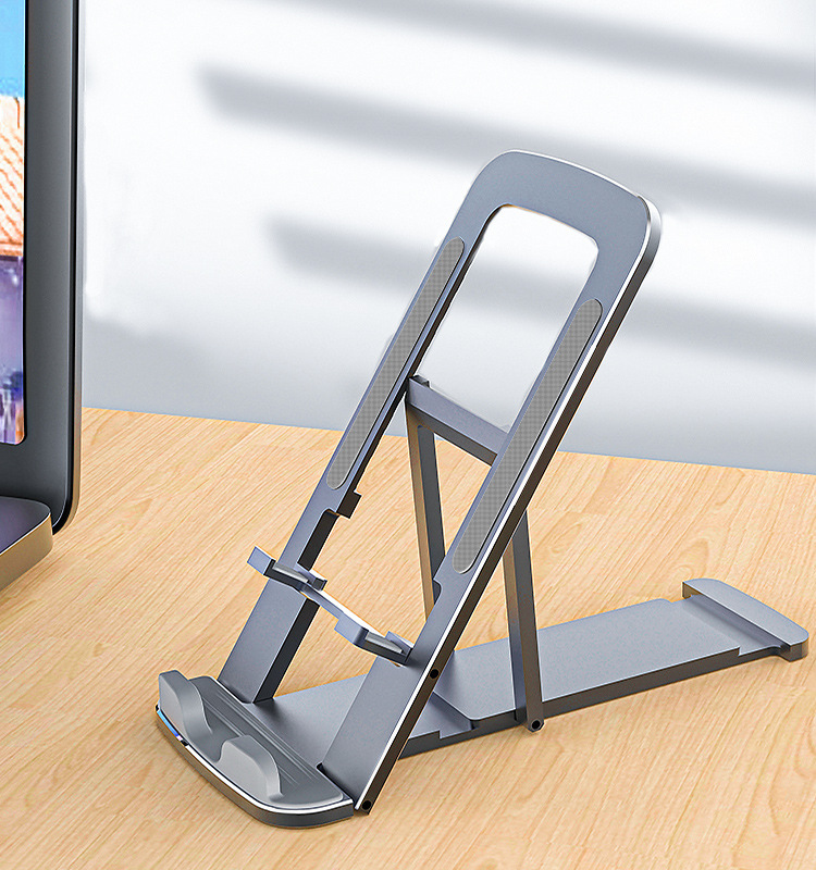 新款铝合金懒人直播支架 便携式可折叠平板支架桌面手机支架定制