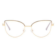 防蓝光 眼镜猫眼镜架韩版女新款复古个性光学镜街拍时尚装饰眼镜