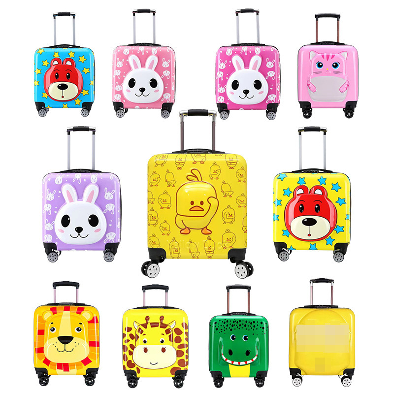 children‘s trolley case wholesale cartoon boarding bag 18-inch cute luggage universal wheel gift box children‘s password suitcase