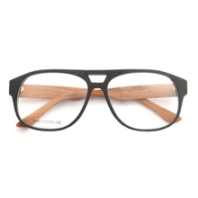 圆茗眼镜工厂新款板材蛤蟆框眼镜架木纹复古眼镜框可配近视8985
