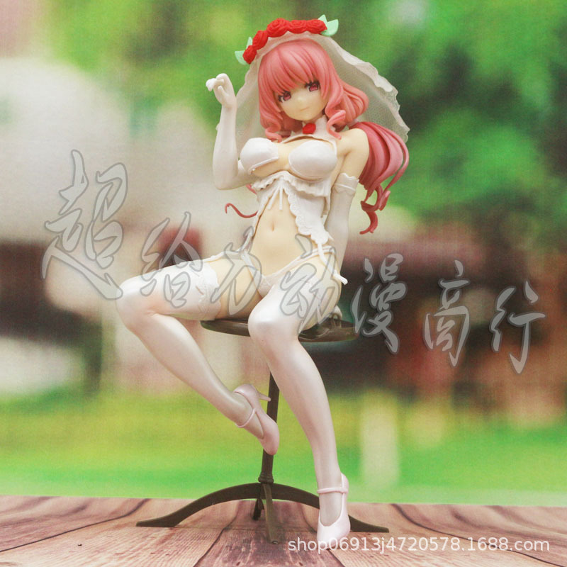 美少女系列 skytube 婚纱女 花嫁 1/6 神野雫 可换脸 盒装手办