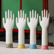 怡泰PVC丁腈手套陶瓷手模具高温烧制耐酸碱医疗手套批发实力工厂
