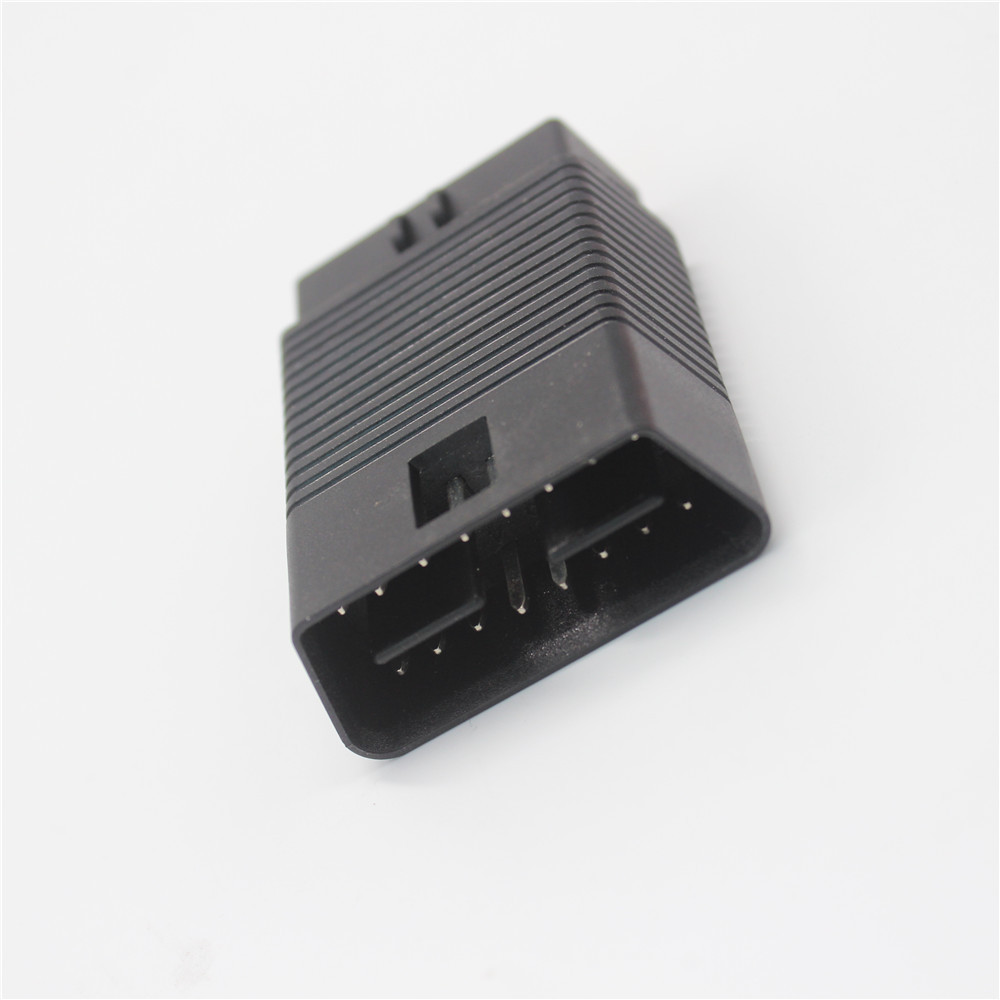 现货汽车检测仪obd2转接头16pin公对母延长转接头12v/24v转换头