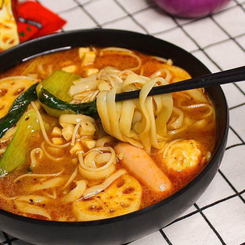 抚顺麻辣烫奶香味麻酱味方便袋装方便面速食面条